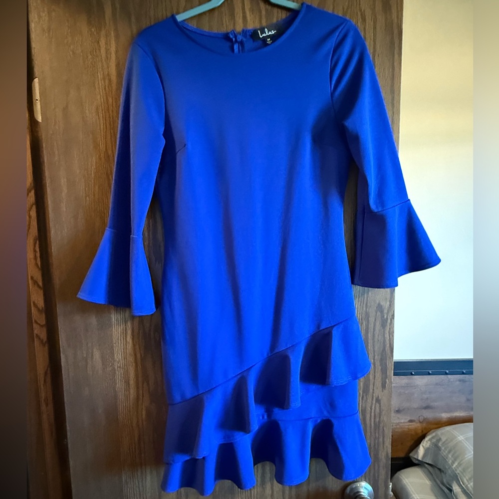 Lulu's Royal Blue Midi Dress